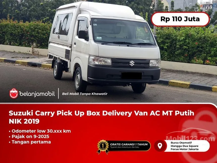 Jual Mobil Suzuki Carry 2019 Pick Up Wide Deck AC/PS 1.5 di DKI Jakarta Manual Lorry Putih Rp 110.000.000