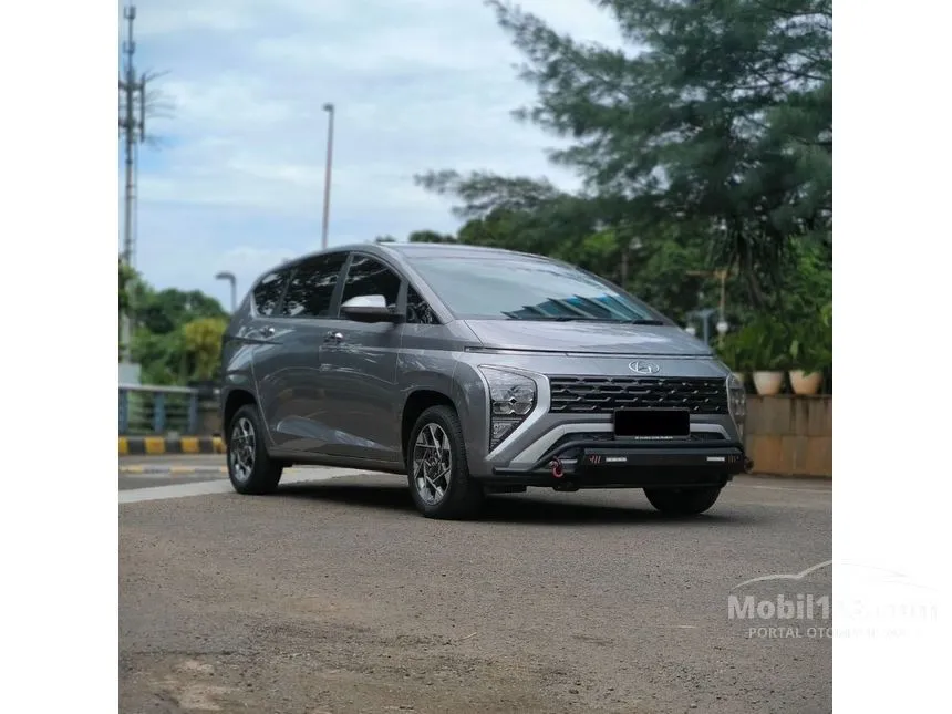Jual Mobil Hyundai Stargazer 2023 Prime 1.5 di DKI Jakarta Automatic MPV Abu