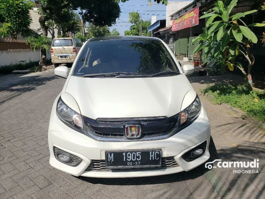 Jual Mobil Honda Brio 2016 Satya E 1.2 di Jawa Timur Manual Hatchback Putih Rp 117.500.000