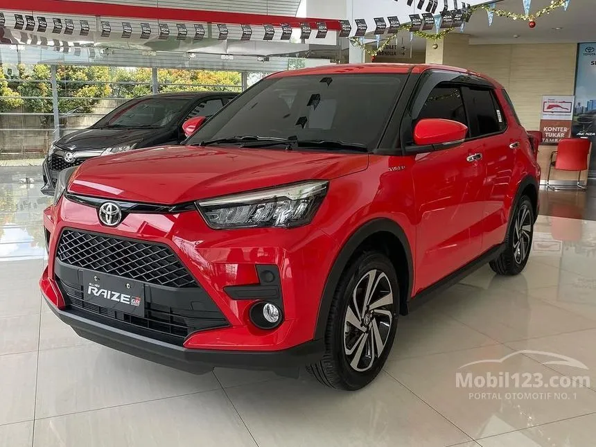 Jual Mobil Toyota Raize 2024 T G (1 Tone) 1.0 di Jawa Barat Automatic SUV Merah Rp 195.000.000