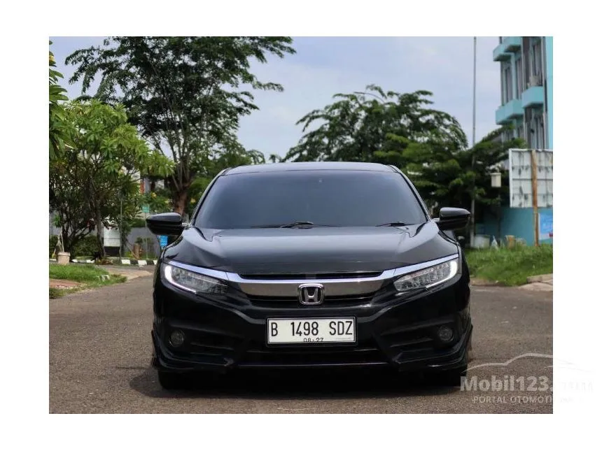 Jual Mobil Honda Civic 2016 ES 1.5 di Banten Automatic Sedan Hitam Rp 270.000.000