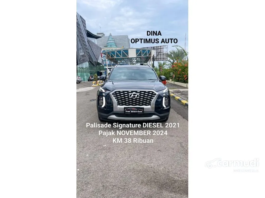 Jual Mobil Hyundai Palisade 2021 Signature 2.2 di DKI Jakarta Automatic Wagon Biru Rp 665.000.000