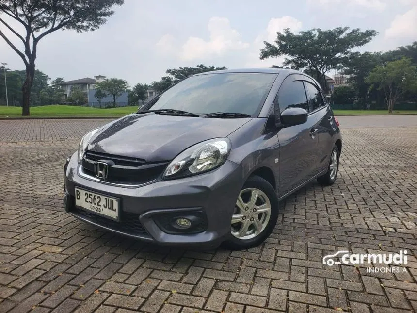 Jual Mobil Honda Brio 2018 Satya E 1.2 di Banten Manual Hatchback Abu