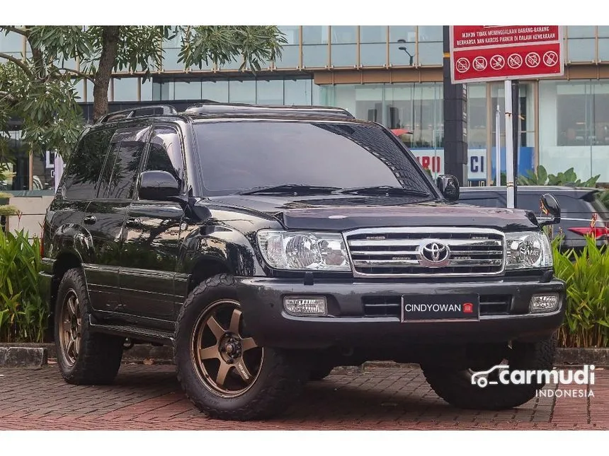 Jual Mobil Toyota Land Cruiser 2005 VX Limited 4.2 di Banten Automatic SUV Hitam Rp 1.050.000.000