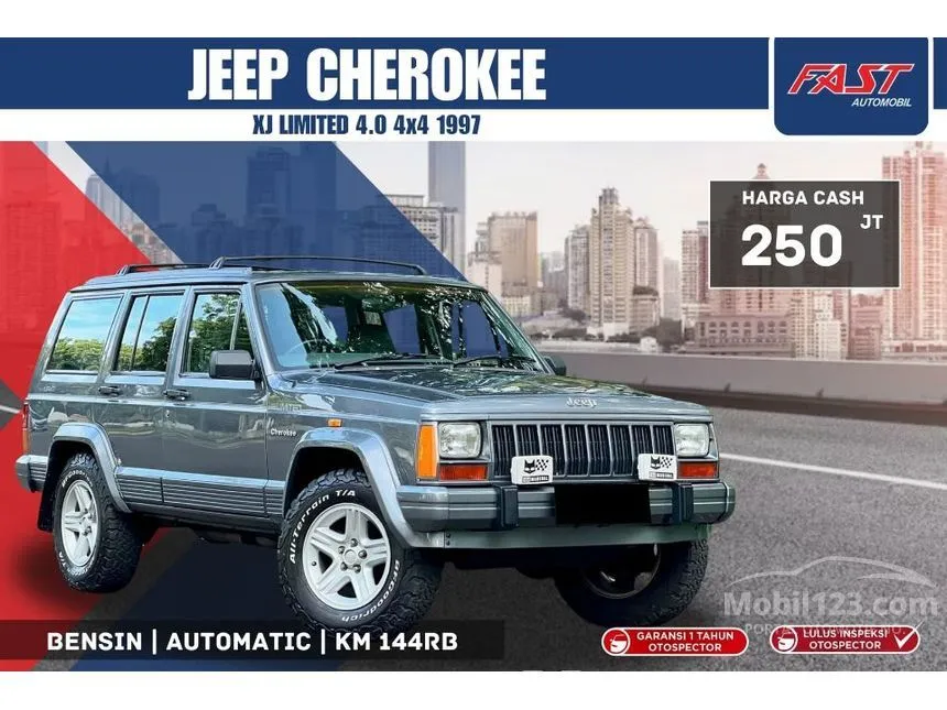 Jual Mobil Jeep Cherokee 1997 4.0 di DKI Jakarta Automatic SUV Abu