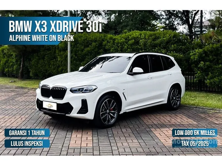 Jual Mobil BMW X3 2023 xDrive30i M Sport 2.0 di Banten Automatic SUV Putih Rp 950.000.000