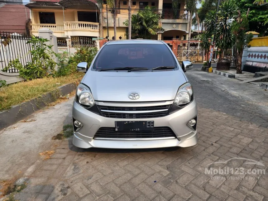 Jual Mobil Toyota Agya 2015 TRD Sportivo 1.0 di Jawa Timur Manual Hatchback Silver Rp 100.000.000