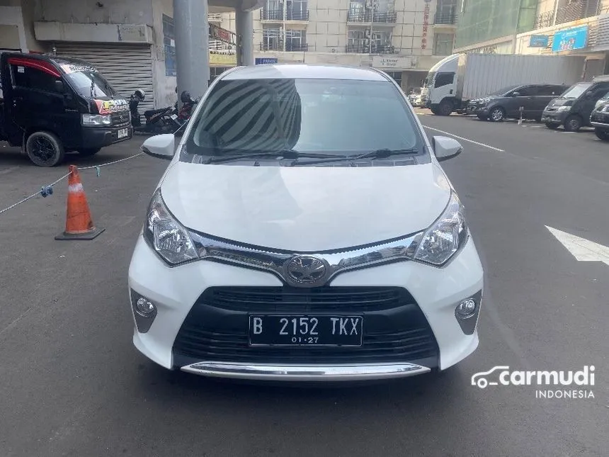 Jual Mobil Toyota Calya 2017 G 1.2 di Banten Automatic MPV Putih Rp 92.000.000