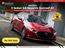 2023 Mazda 3 2.0 SKYACTIV-G Sedan Sunroof AT 2023 2024 [ GARANSI 5TH ]