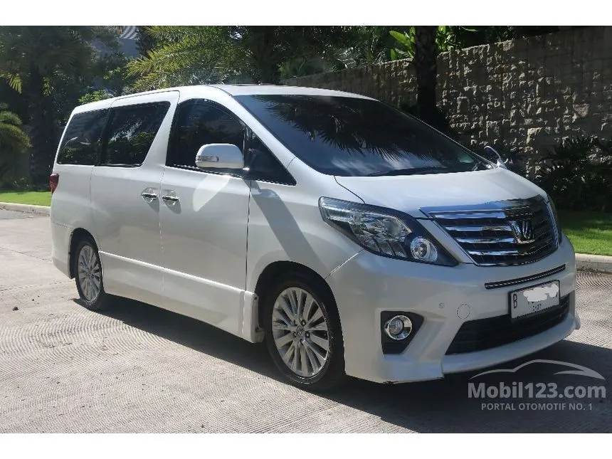 Jual Mobil Toyota Alphard 2014 S 2.4 di DKI Jakarta Automatic MPV Putih Rp 386.000.000