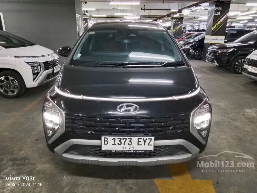 Jual Mobil Hyundai Stargazer 2023 Prime 1.5 di DKI Jakarta Automatic Wagon Hitam Rp 118.000.000