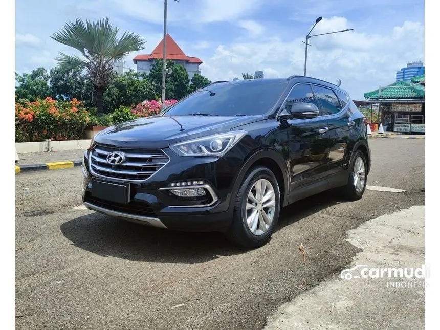 Jual Mobil Hyundai Santa Fe 2017 Limited Gasoline 2.4 di DKI Jakarta Automatic SUV Hitam Rp 250.000.000