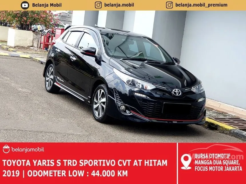 Jual Mobil Toyota Yaris 2019 TRD Sportivo 1.5 di Jawa Barat Automatic Hatchback Hitam Rp 189.000.000