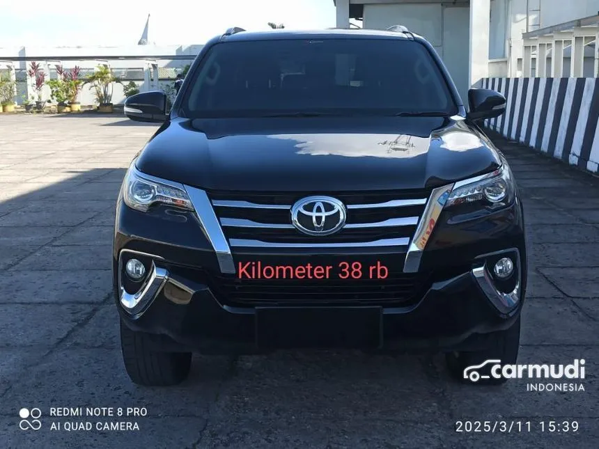 Jual Mobil Toyota Fortuner 2016 VRZ 4X2 2.4 di DKI Jakarta Automatic SUV Hitam Rp 311.000.000