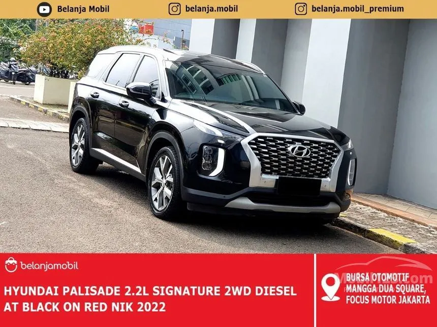 Jual Mobil Hyundai Palisade 2022 Signature 2WD 2.2 di DKI Jakarta Automatic SUV Hitam Rp 665.000.000