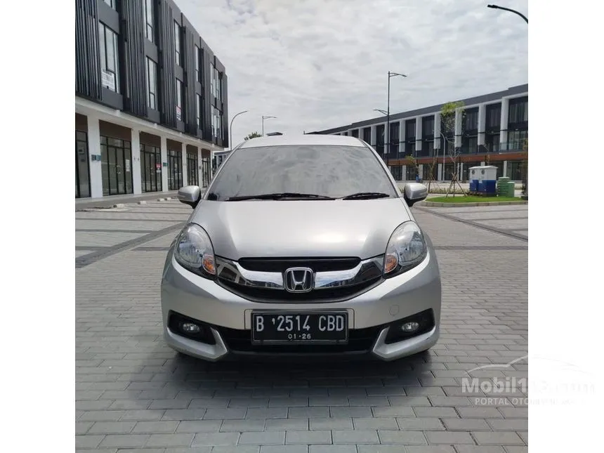 Jual Mobil Honda Mobilio 2017 E 1.5 di Banten Automatic MPV Silver Rp 140.000.000