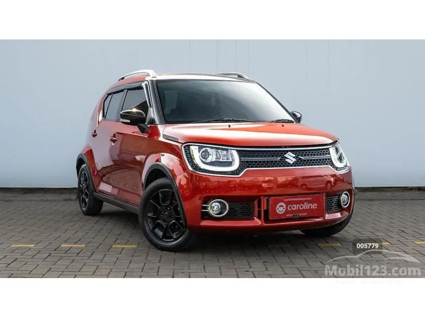 Jual Mobil Suzuki Ignis 2017 GX 1.2 di Banten Automatic SUV Merah Rp 118.000.000