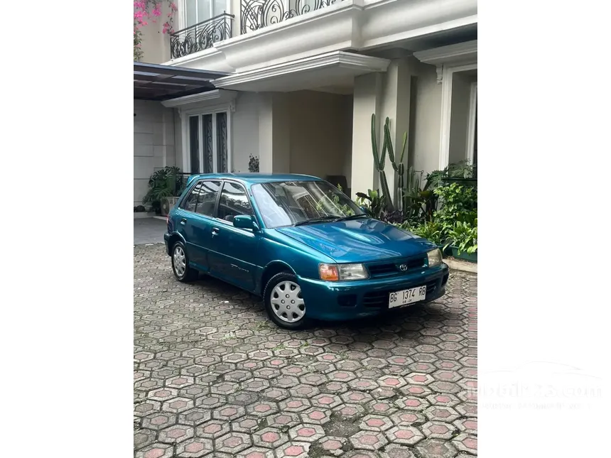 Jual Mobil Toyota Starlet 1999 1.3 di DKI Jakarta Manual Hatchback Biru Rp 61.000.000