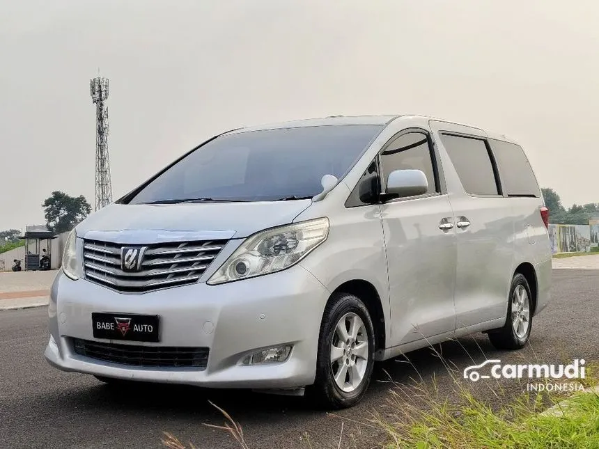 Jual Mobil Toyota Alphard 2011 X 2.4 di DKI Jakarta Automatic MPV Silver Rp 210.000.000