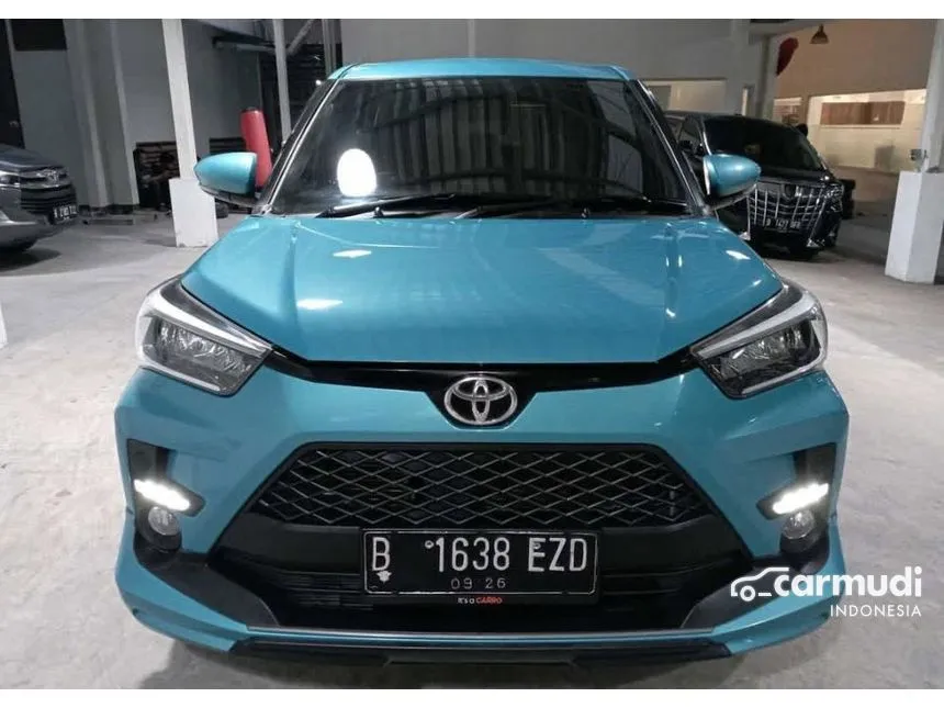Jual Mobil Toyota Raize 2021 GR Sport (2 Tone) 1.0 di DKI Jakarta Automatic SUV Biru Rp 199.000.000