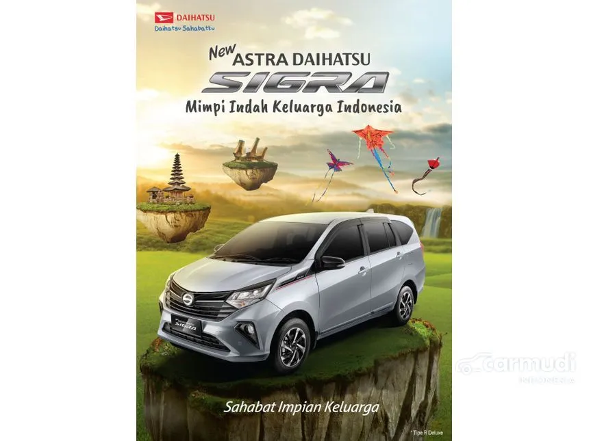 Jual Mobil Daihatsu Sigra 2024 R 1.2 di DKI Jakarta Manual MPV Lainnya Rp 166.000.000