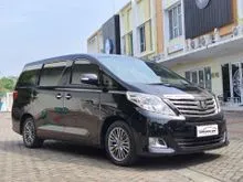 2013 Toyota Alphard 2.4 G MPV ATPM At Matic Hitam Km 85Rb Warenty 1Th Dp 15Juta *Dinar Autocar* Wagon MPV Family Luxury Car