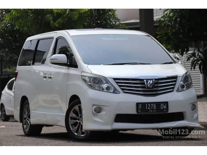 Jual Mobil Toyota Alphard 2011 S 2.4 di DKI Jakarta Automatic MPV Putih Rp 218.000.000