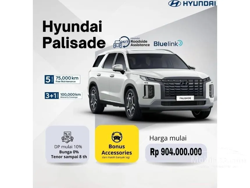 Jual Mobil Hyundai Palisade 2024 Signature 2.2 di Jawa Barat Automatic Wagon Putih Rp 997.000.000