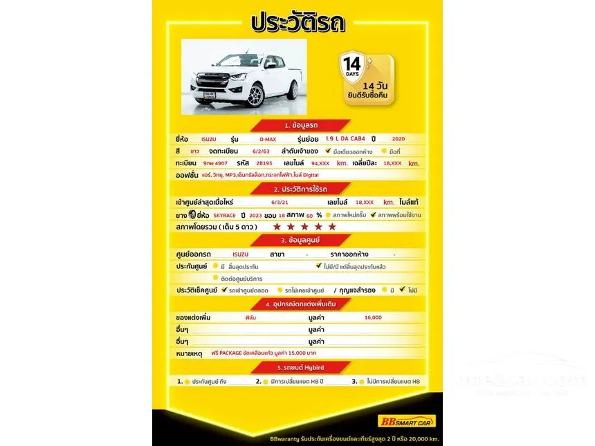 2020 Isuzu D-MAX L DA Cab-4 Pickup