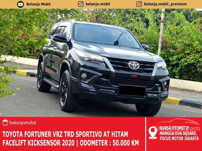 Jual Mobil Toyota Fortuner 2020 VRZ 4X2 2.4 di DKI Jakarta Automatic SUV Hitam Rp 420.000.000