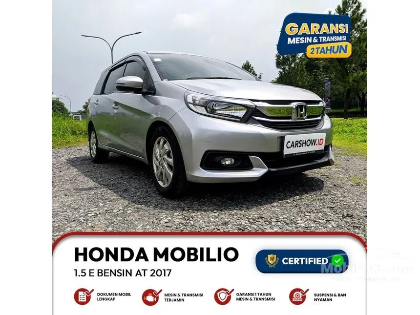 Jual Mobil Honda Mobilio 2017 E 1.5 di DKI Jakarta Automatic MPV Abu