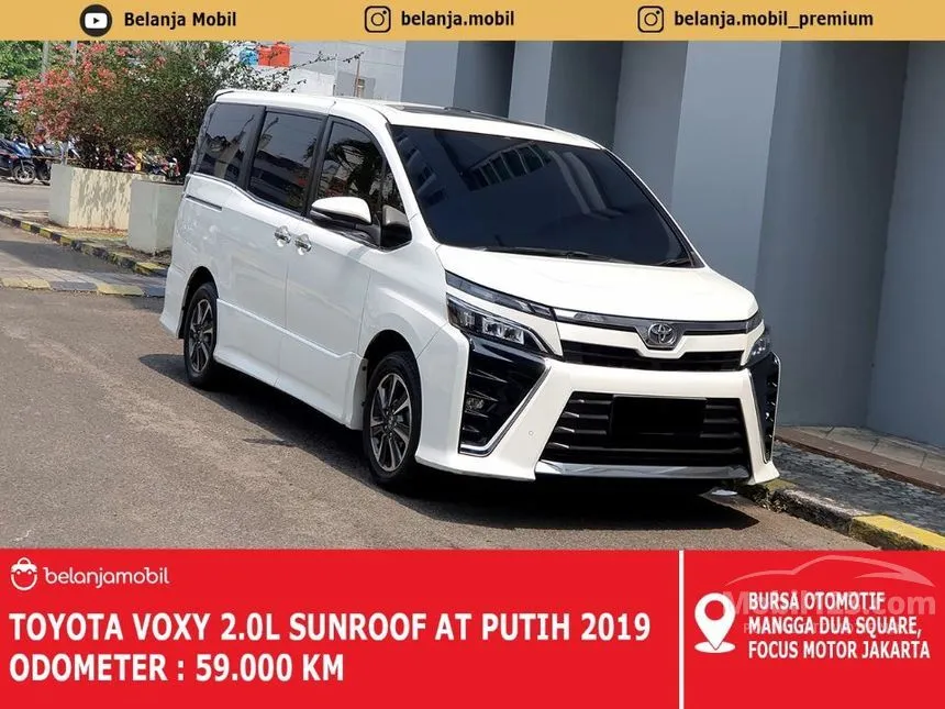 Jual Mobil Toyota Voxy 2019 2.0 di DKI Jakarta Automatic MPV Putih Rp 317.000.000