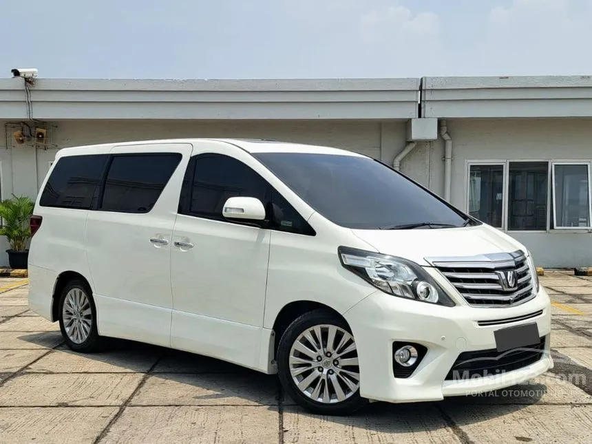 Jual Mobil Toyota Alphard 2013 SC 2.4 di DKI Jakarta Automatic MPV Putih Rp 298.000.000