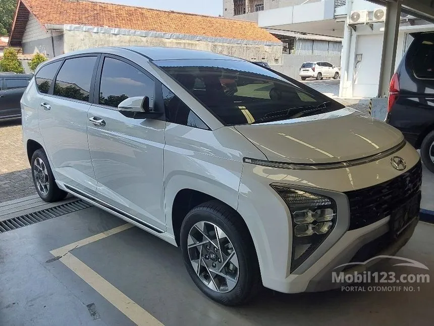 Jual Mobil Hyundai Stargazer 2024 Prime 1.5 di Jawa Barat Automatic Wagon Putih Rp 320.900.000