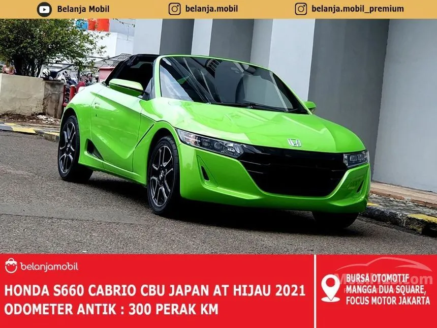 Jual Mobil Honda S660 2021 0.7 di DKI Jakarta Automatic Convertible Hijau Rp 675.000.000