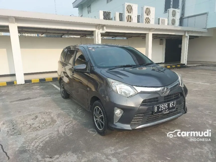 Jual Mobil Toyota Calya 2017 G 1.2 di DKI Jakarta Manual MPV Abu