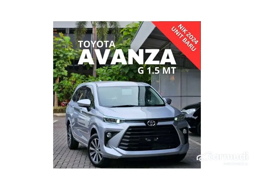 Jual Mobil Toyota Avanza 2024 G 1.5 di DKI Jakarta Manual MPV Silver Rp 235.600.000