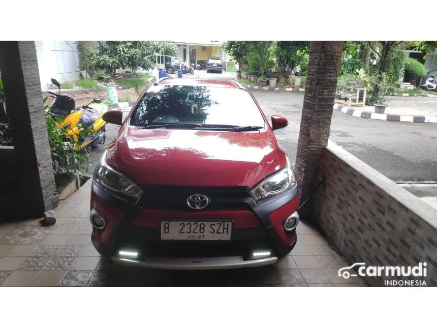 Jual Mobil Toyota Yaris 2017 TRD Sportivo Heykers 1.5 di Jawa Barat Manual Hatchback Merah Rp 160.000.000