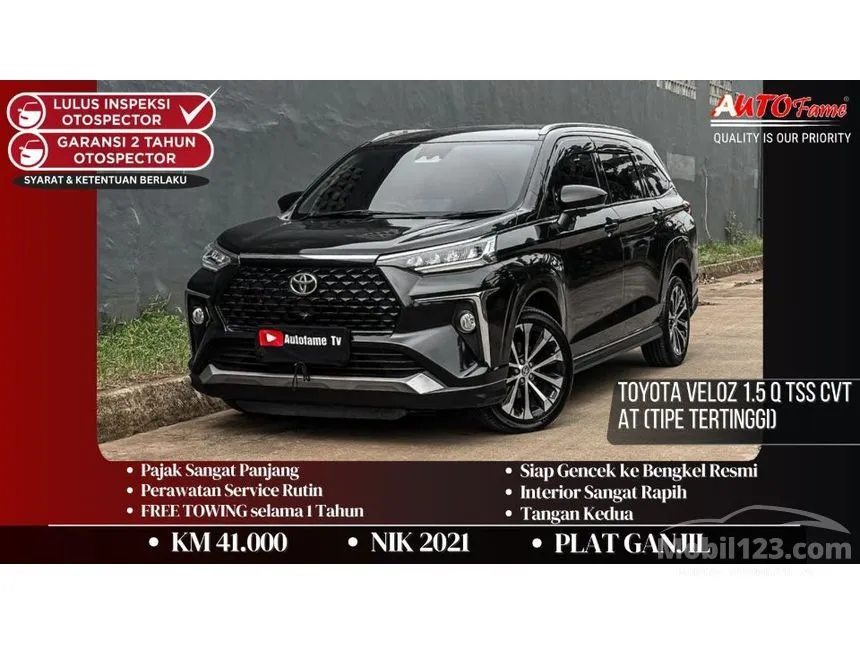 2021 Toyota Veloz Q TSS MPV