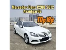 2012 Mercedes-Benz C200 1.8 Avantgarde CGI Sedan