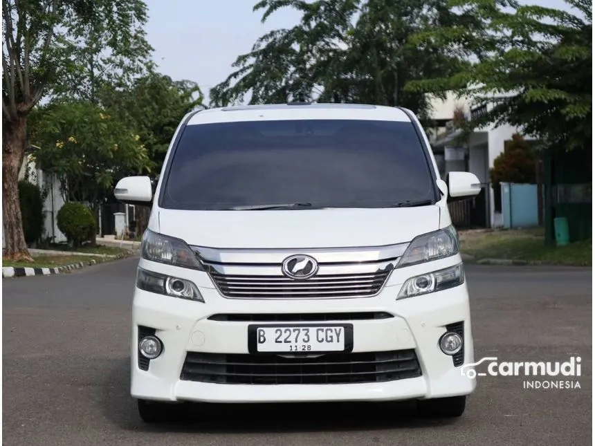Jual Mobil Toyota Vellfire 2012 ZG 2.4 di Banten Automatic MPV Putih Rp 270.000.000