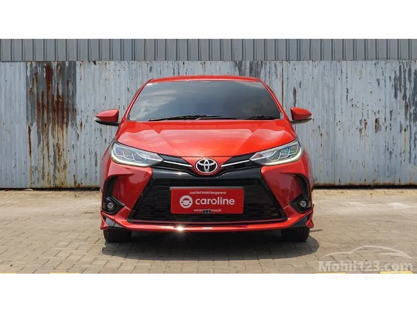 Jual Mobil Toyota Yaris 2021 TRD Sportivo 1.5 di Jawa Barat Automatic Hatchback Merah Rp 223.000.000