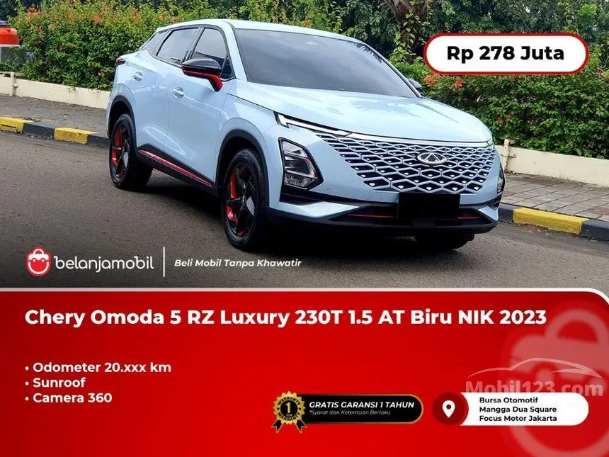Jual Mobil Chery Omoda 5 2023 RZ 1.5 di DKI Jakarta Automatic SUV Biru Rp 278.000.000