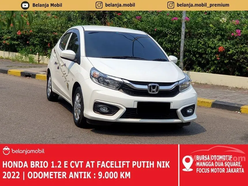 Jual Mobil Honda Brio 2022 Satya E 1.2 di DKI Jakarta Automatic Hatchback Putih Rp 155.000.000