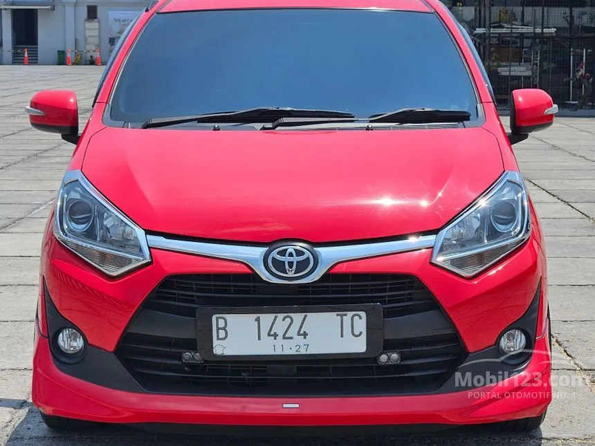 Jual Mobil Toyota Agya 2018 TRD 1.2 di DKI Jakarta Automatic Hatchback Merah Rp 112.000.000