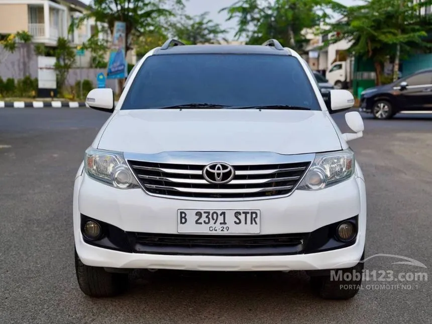 Jual Mobil Toyota Fortuner 2013 G Luxury 2.7 di Banten Automatic SUV Putih Rp 198.000.000