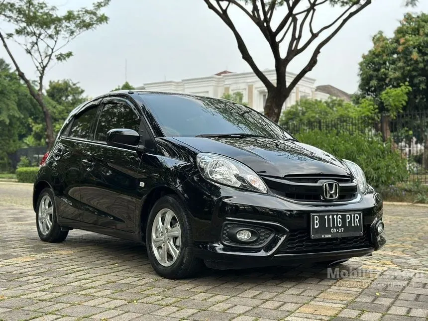 Jual Mobil Honda Brio 2017 Satya E 1.2 di Banten Manual Hatchback Hitam Rp 115.000.000