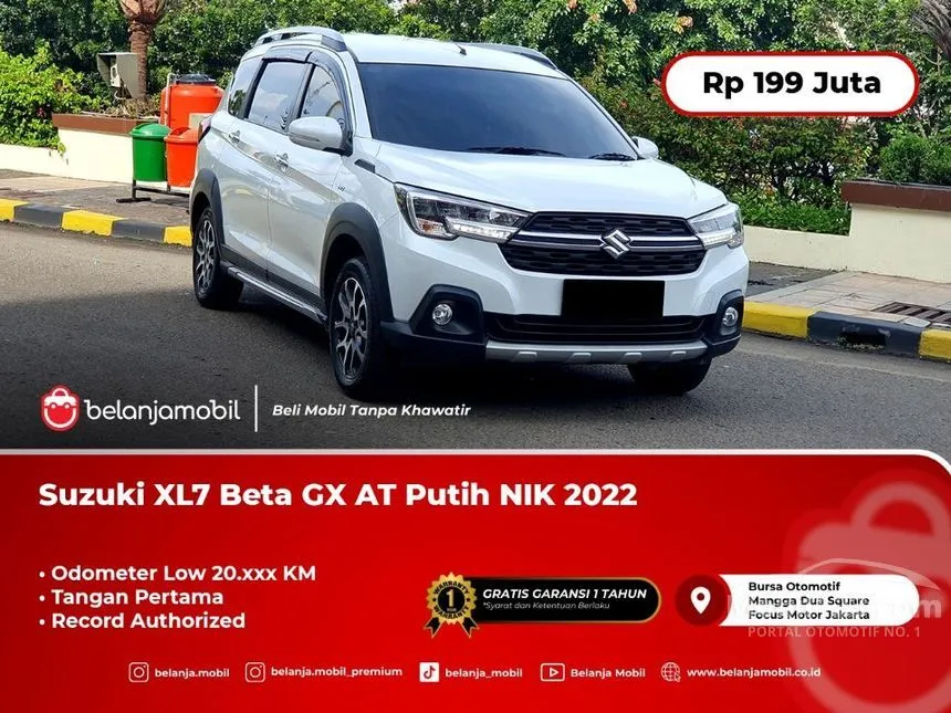 Jual Mobil Suzuki XL7 2022 Beta 1.5 di DKI Jakarta Automatic SUV Putih Rp 199.000.000