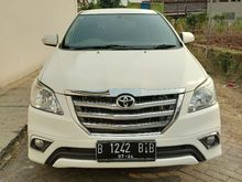 INNOVA V 2.0 MANUAL 2014 Dp 10jt SAJA Di Jmn Full Ori Luar Dalam Pajak Panjang Wrn Putih Kondisi Super Istimewah