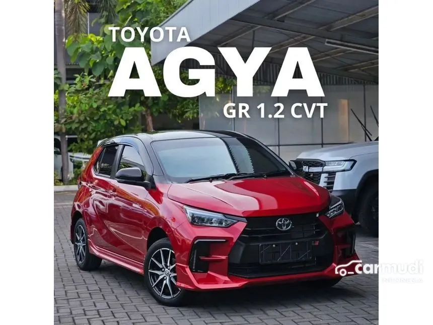 Jual Mobil Toyota Agya 2024 GR Sport 1.2 di Jawa Barat Automatic Hatchback Merah Rp 259.050.000